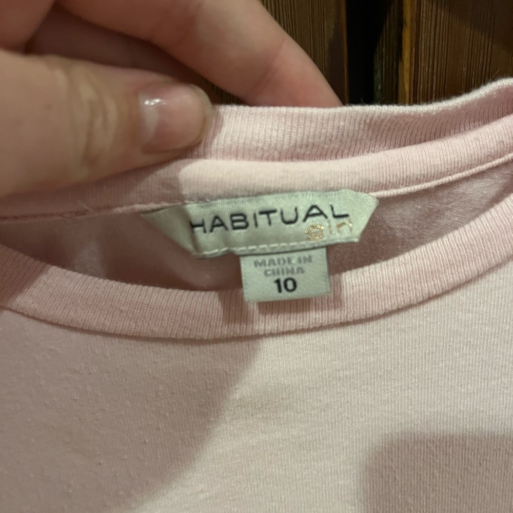 Habitual Light Pink Ruffle Tee - Picture 3 of 7